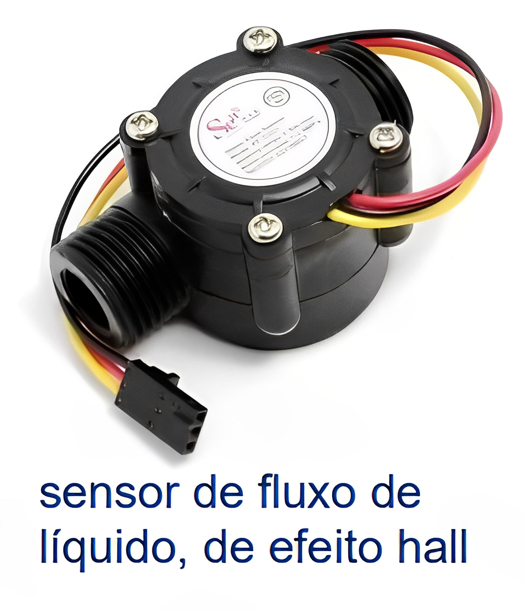 Sensor de fluxo de líquido, de efeito hall